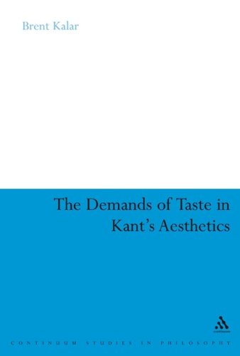 The Demands of Taste in Kant's Aesthetics