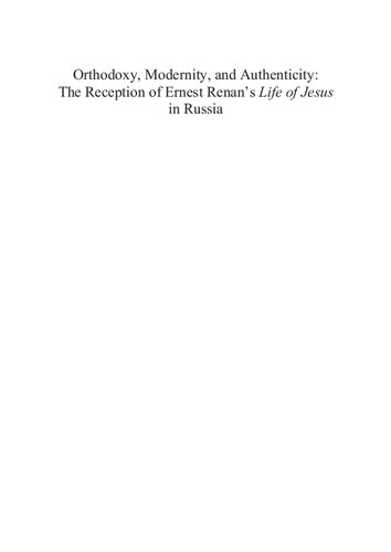 Orthodoxy, Modernity, and Authenticity