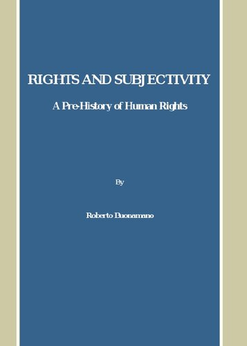 Rights and Subjectivity