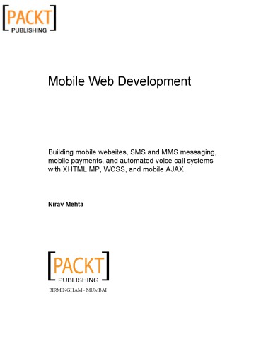 Mobile Web Development