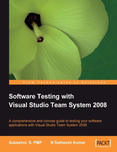 Software Testing With Visual Studio Team System 2008