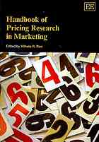 Handbook of Pricing Research in Marketing