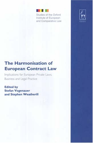 The Harmonisation of European Contract Law