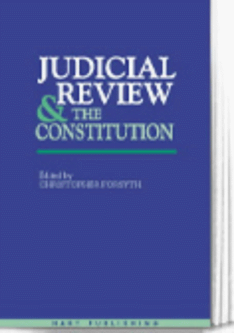 Judicial Review and the Constitution