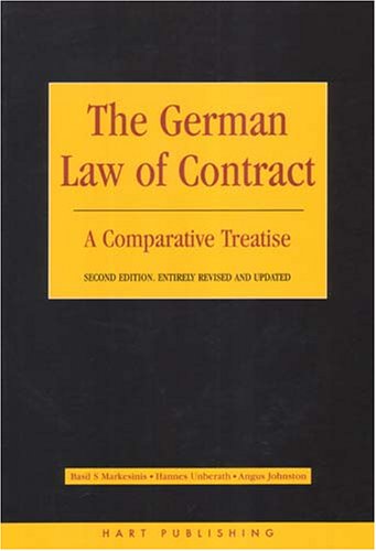 The German Law of Contract