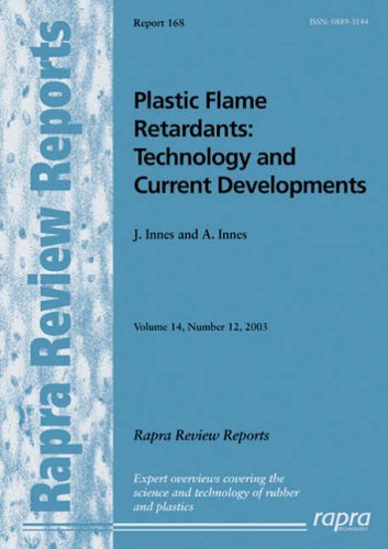 Plastic flame retardants : technology and current developments current