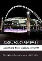 Social Policy Review 21