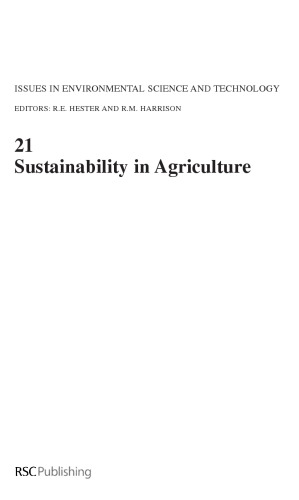 Sustainability in Agriculture