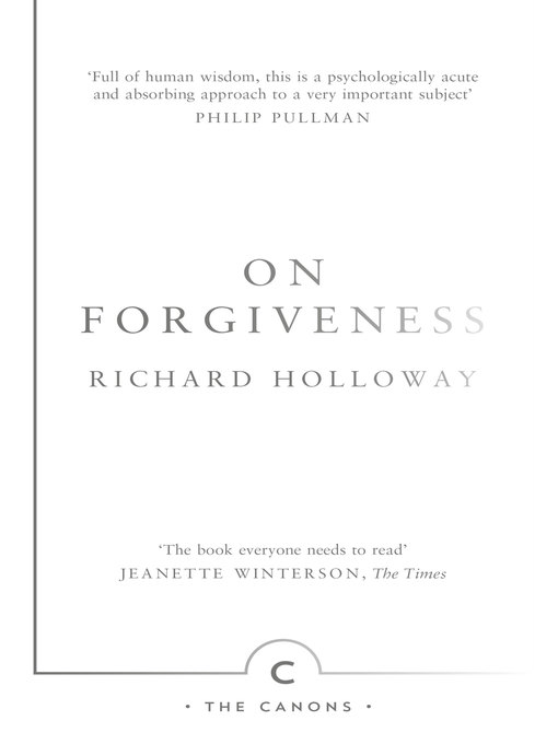 On Forgiveness