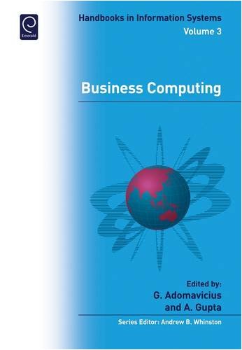 Business Computing (Handbooks In Information Systems)