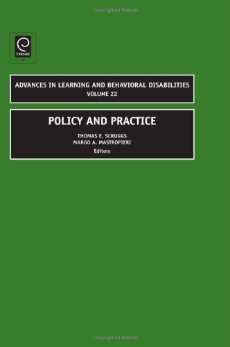 Policy And Practice (Advances In Learning And Behavioral Disabilities)