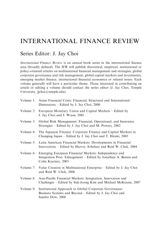 Institutional Approach to Global Corporate Governance