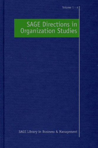 Sage Directions in Organization Studies