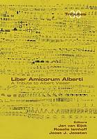 Liber Amicorum Alberti. a Tribute to Albert Visser