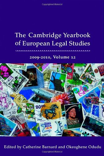 Cambridge Yearbook of European Legal Studies, Volume 12, 2009-2010