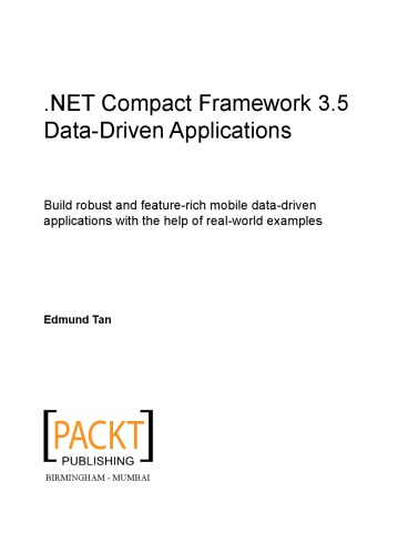 .Net Compact Framework 3.5 Data Driven Applications