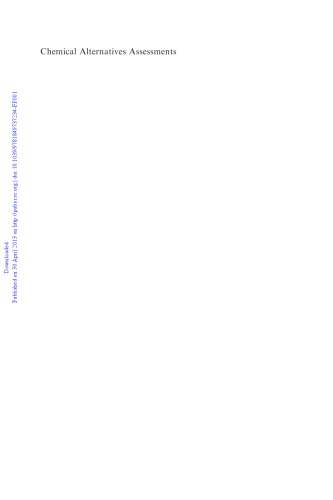Issues in Environmental Science and Technology