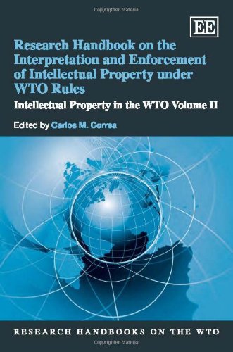 Research handbook on the interpretation and enforcement of intellectual property under WTO rules