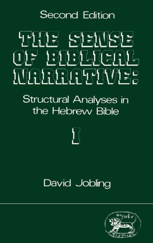 Sense of Biblical Narrative 1