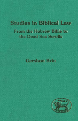 Studies in Biblical Law