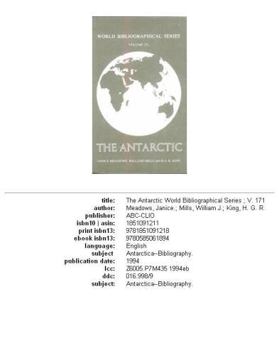 The Antarctic