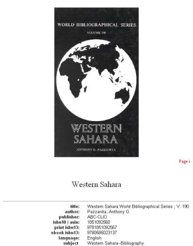 Western Sahara