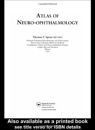 Atlas Of Neuro Ophthalmology