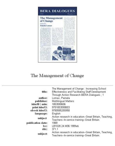 The Management of Change