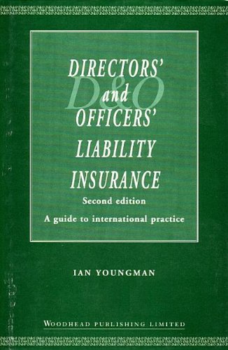 Directors' and Officers' liability insurance