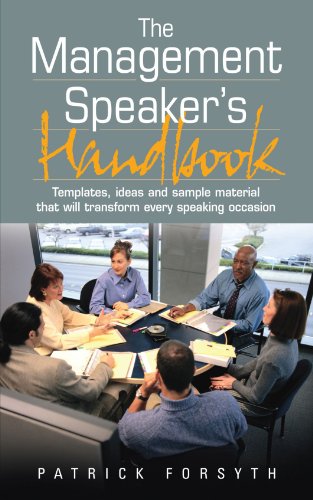 The Management Speaker's Handbook