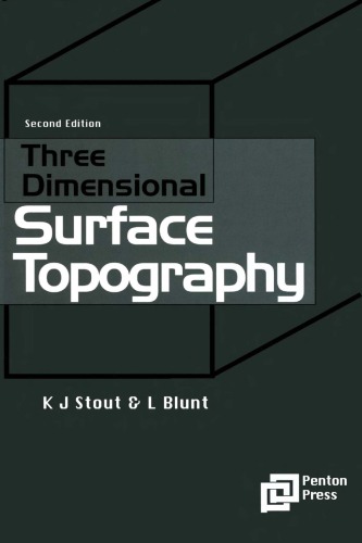 Three-Dimensional Surface Topography (Ultra Precision technology) (Ultra Precision Technology Series)