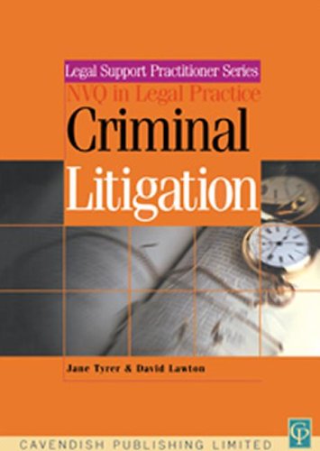 Criminal Litigation &amp; Procedure