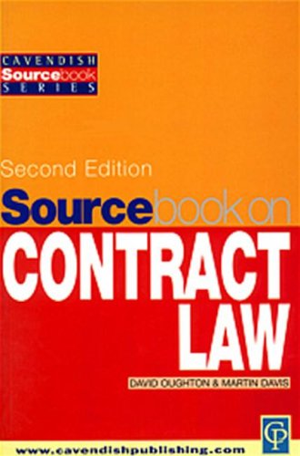 Sourcebook On Contract Law 2/E (Sourcebook Series)