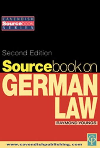 Sourcebook On German Law