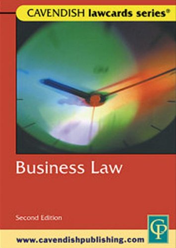 Business Law (Law Cards Series)