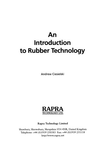 An Introduction to Rubber Technology