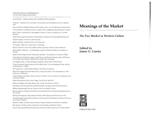 Meanings of the Market