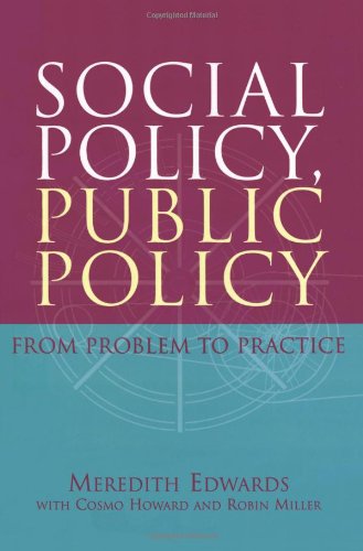 Social Policy, Public Policy