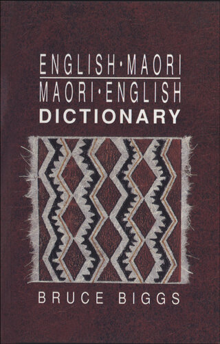 English-Maori, Maori-English Dictionary