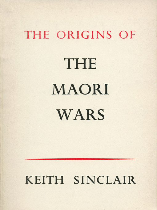 The Origins of the Maori Wars