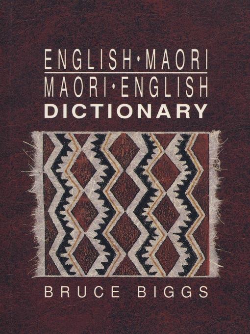 English-Maori, Maori-English Dictionary