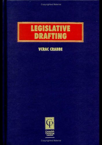 Legislative Drafting Vol I