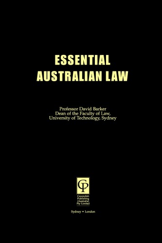 Essential Australian Law