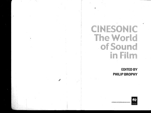 Cinesonic : cinema and the sound of music