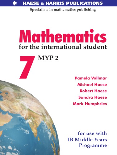 Mathematics for the International Student Year 7 MYP 2