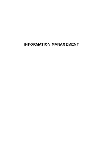 Information management