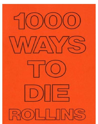 1000 WAYS TO DIE