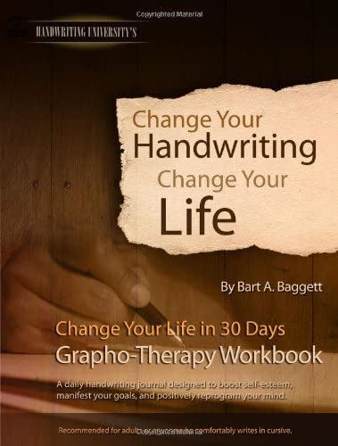 Change Your Handwriting, Change Your Life Workbook (Grapho-therapy journal for ages 13+)