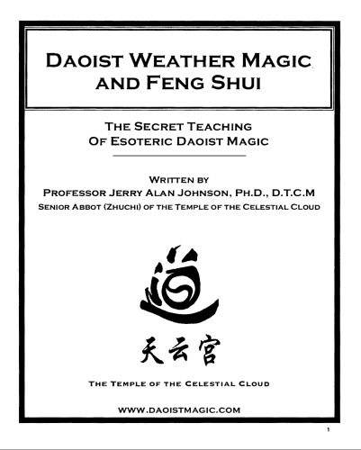 Daoist Weather Magic and Feng Shui