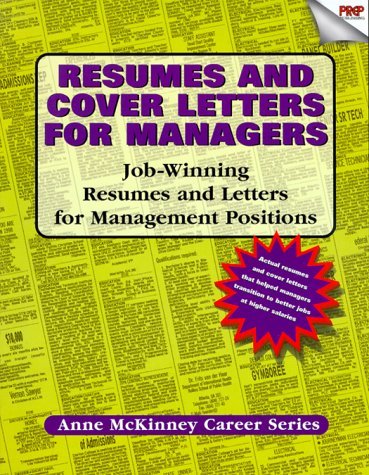 Resumes and Cover Letters for Managers